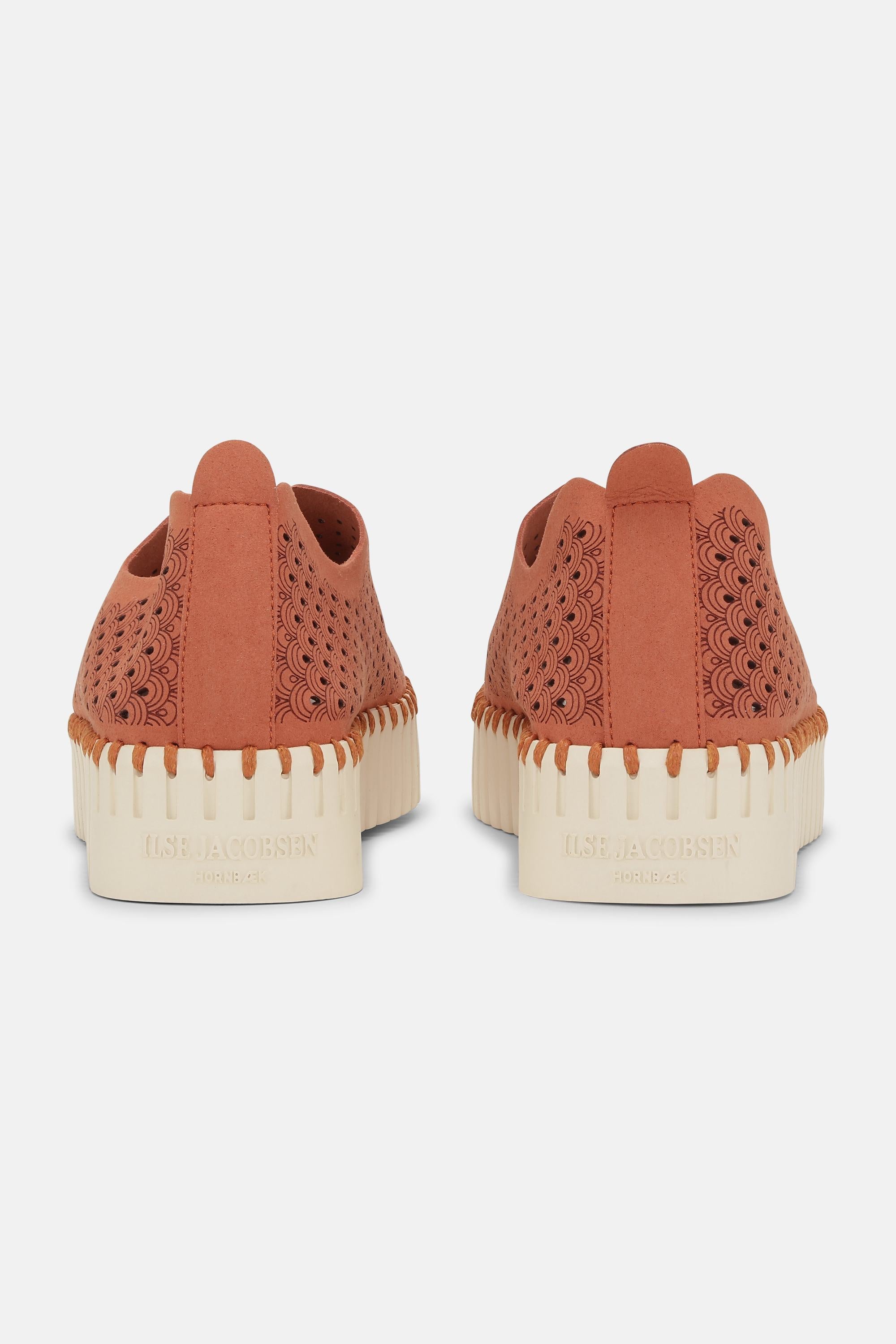 Platform Tulip Slipper - Light Brick
